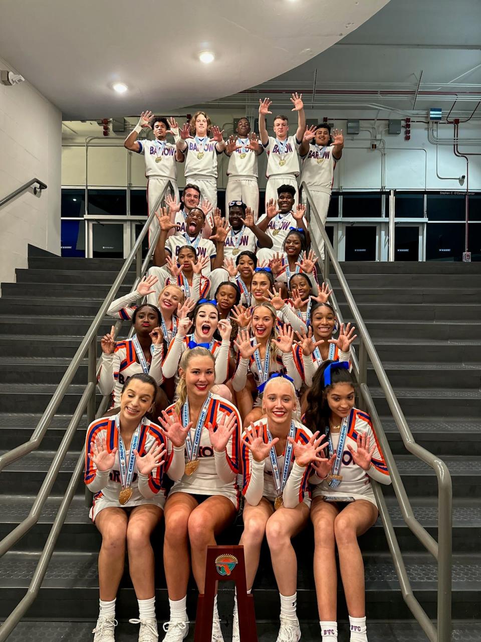 Bartow carried on tradition over the weekend. In the front row are: Catalyna Sanchez Kyleeana Mullis, Lilyana Helms, and Shavelly Diaz. In the second row are: Meah Fullington, Olivia Lacson, Aubree hays and Ryan Williams. In the third row are: Brooke Dumke, Paris Taylor, Mary Elizabeth Holby and Makayla Brown. In the fourth row are: Arroyana Riggle, Zy’keri McGowan and Ja’nyshia Graham. In the fifth row are: Kemonte Foster, Jay Greear, Germarias Simmons and Henry Thompson. And in the sixth row are: Isaac Battle, Zack Sikorski, Travon Lurry, Jaden Harper and John Victor Acosta .