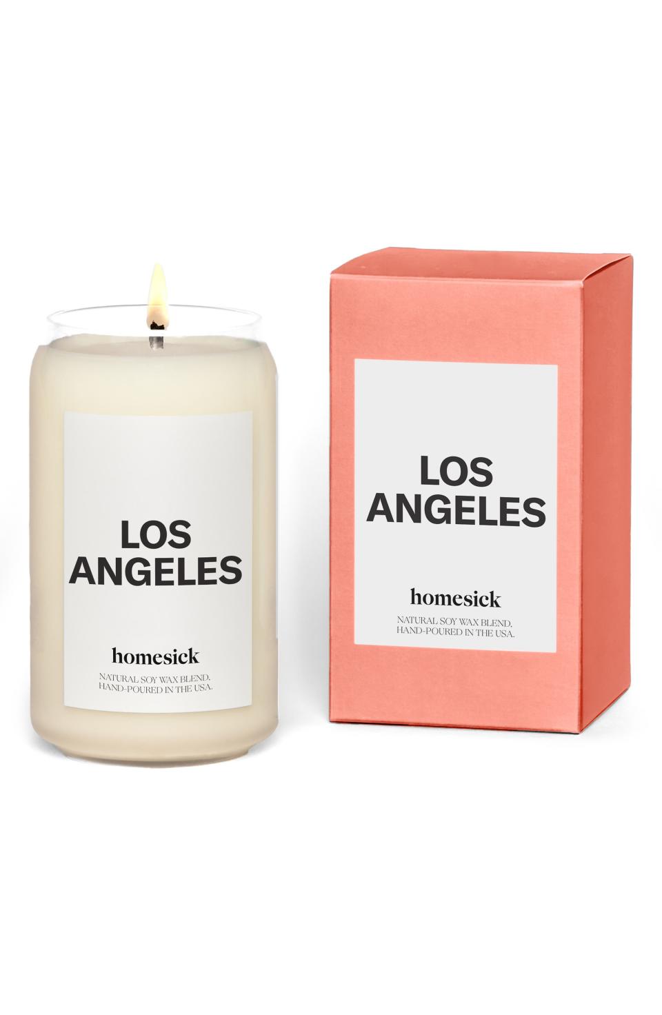 homesick Los Angeles Soy Wax Candle