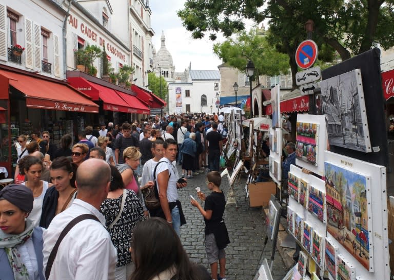 Even the street artists in Montmartre's Place du Tertre feel under threat from the proliferation of cheap artwork in local tourist shops, most of which is made in China