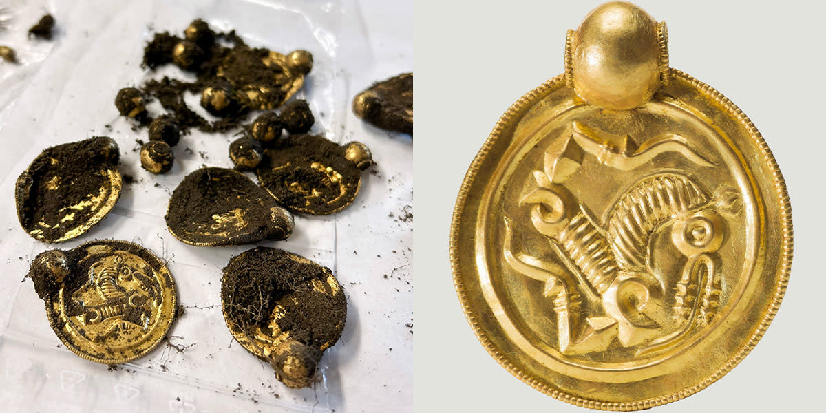 Norway Gold Metal Detector (Anniken Celine Berger / Archaeological Museum / via AP)