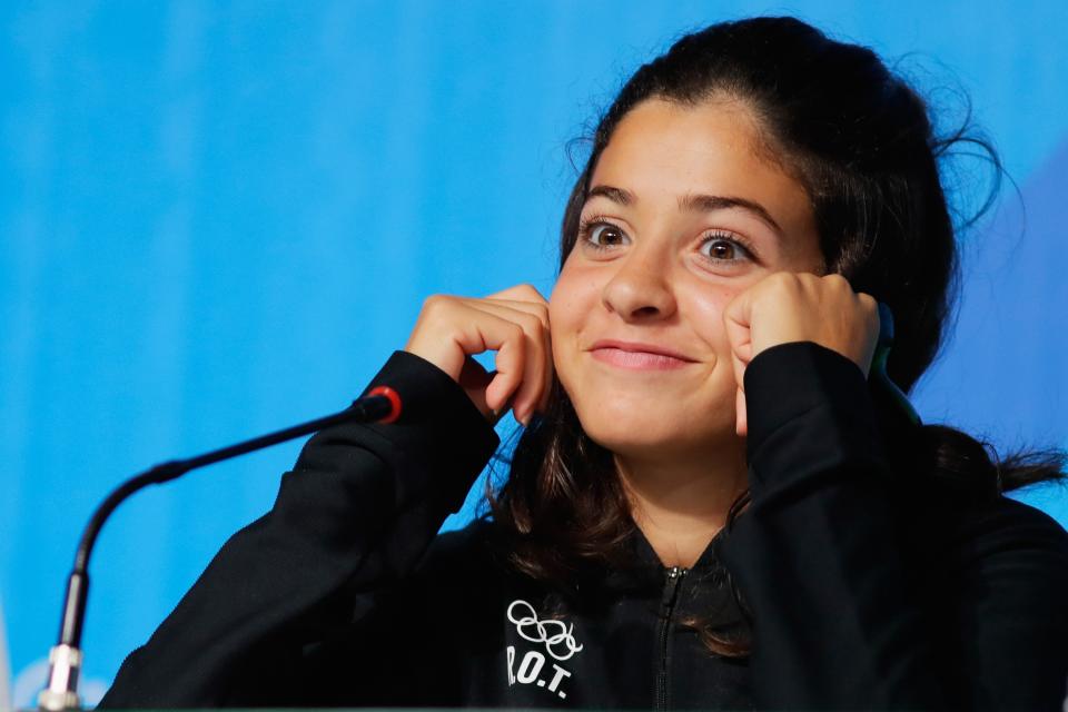 Syrian swimmer Yusra Mardini will compete for the Refugee Team. (Getty Images)