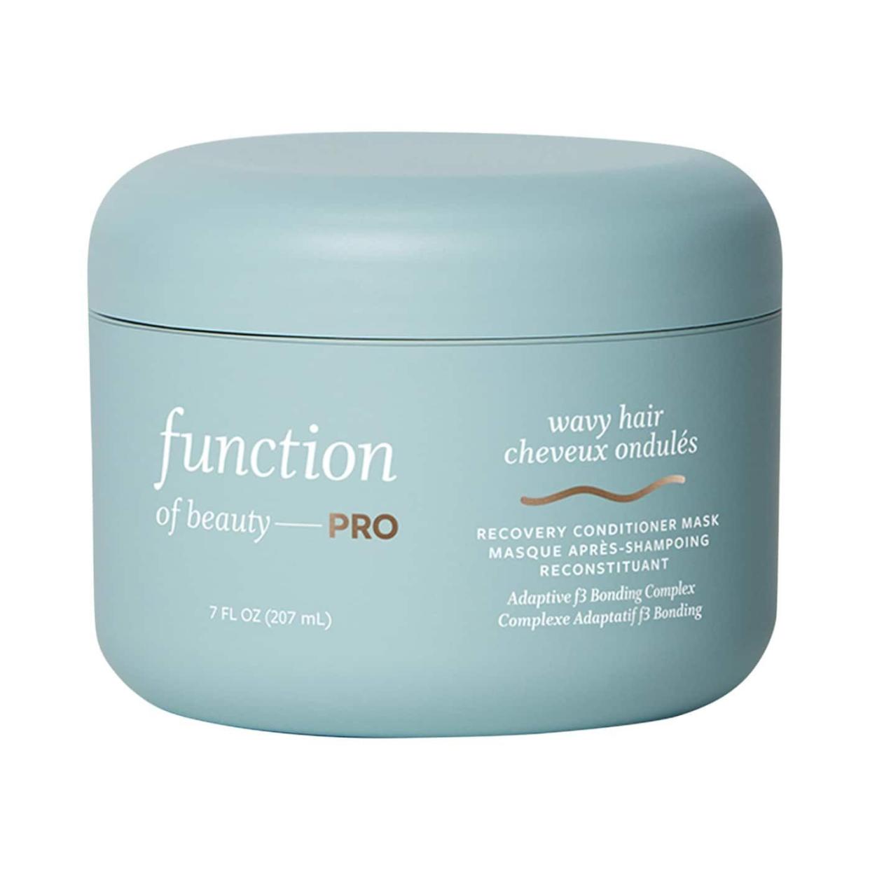 <p><a href="https://go.redirectingat.com?id=74968X1596630&url=https%3A%2F%2Fwww.sephora.com%2Fproduct%2Ffunction-of-beauty-pro-custom-recovery-conditioner-mask-for-wavy-damaged-hair-P507589&sref=https%3A%2F%2Fwww.elle.com%2Fbeauty%2Fhair%2Fa60235666%2Ffunction-of-beauty-pro-haircare-review%2F" rel="nofollow noopener" target="_blank" data-ylk="slk:Shop Now;elm:context_link;itc:0;sec:content-canvas" class="link rapid-noclick-resp">Shop Now</a></p><p>Bond Repair Custom Conditioner Mask for Wavy, Damaged Hair</p><p>sephora.com</p><p>$28.00</p>