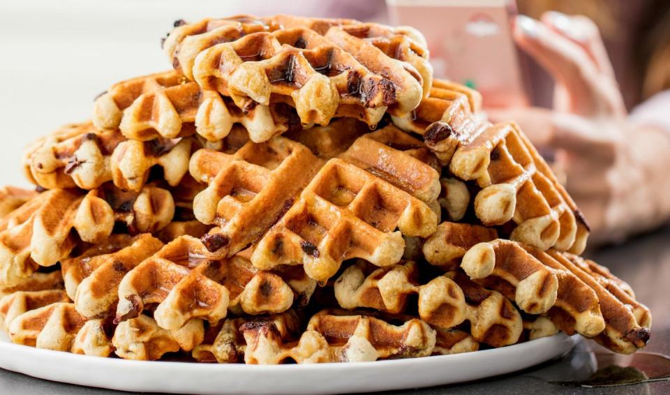 Banana Bread Waffles