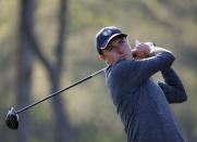 May 17, 2019; Bethpage, NY, USA; Jordan Spieth plays his shot from the 12th tee during the second round of the PGA Championship golf tournament at Bethpage State Park - Black Course. Mandatory Credit: Peter Casey-USA TODAY Sports