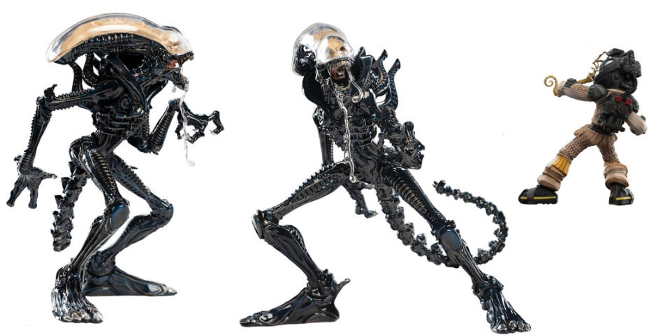 This twisted and wonderfully gross figure of the xenomorph from Aliens comes from the incredible folks at Weta.