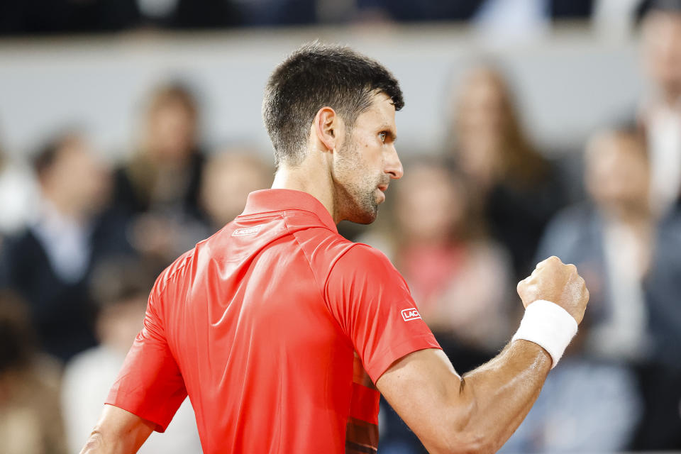 Novak Djokovic, pictured here in action against Yoshihito Nishioka at the French Open.