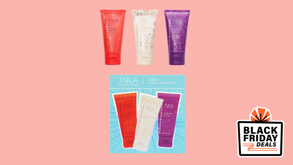 Get the Scrub Trio from Tula this Black Friday.