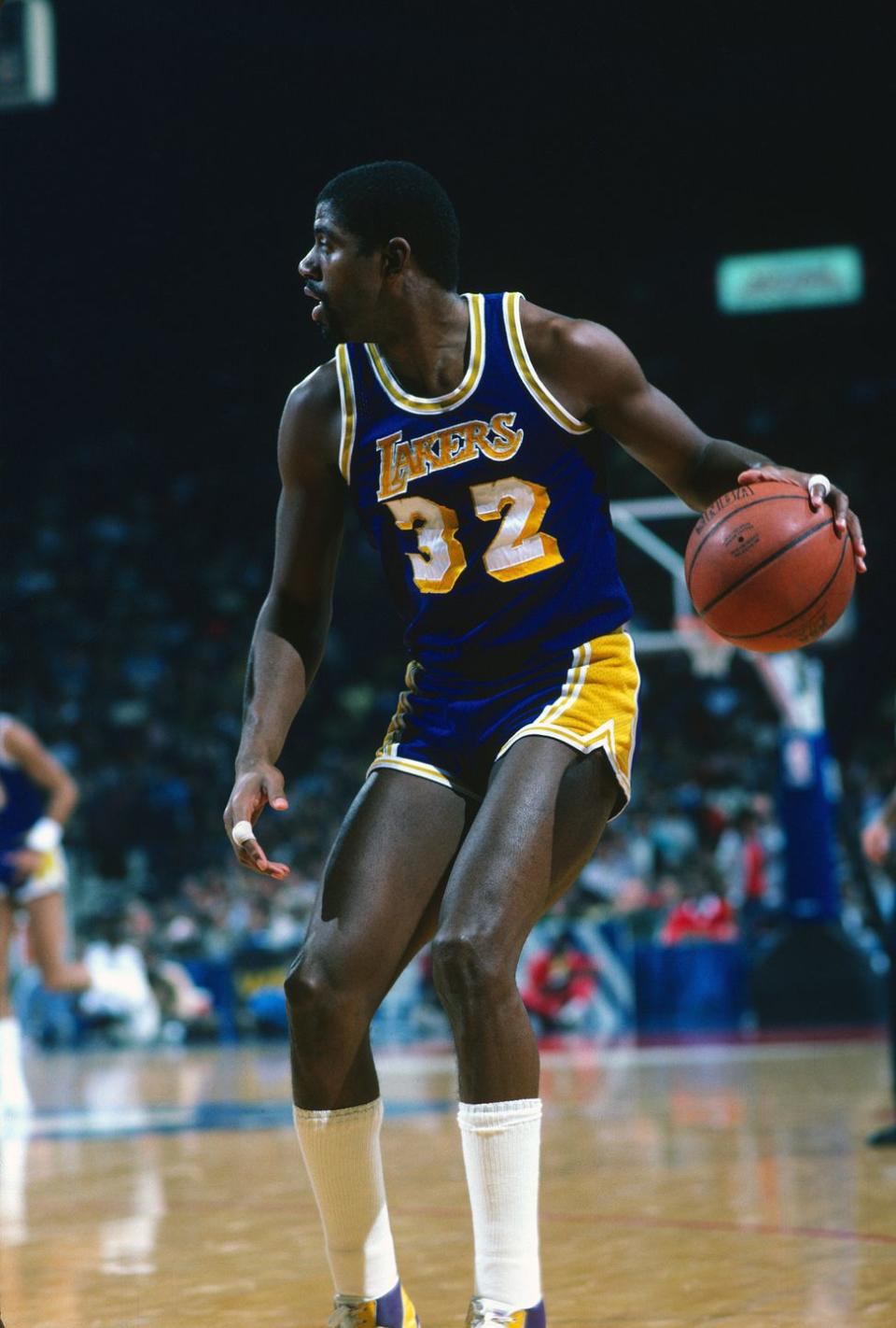 <p>Johnson continued his run as the highest-paid athlete in 1986, <a href="https://www.basketball-reference.com/players/j/johnsma02.html#all_all_salaries" rel="nofollow noopener" target="_blank" data-ylk="slk:when he made another $2.5 million;elm:context_link;itc:0;sec:content-canvas" class="link ">when he made another $2.5 million</a>.</p>