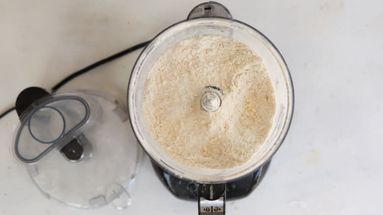 crust ingredients in a food processor