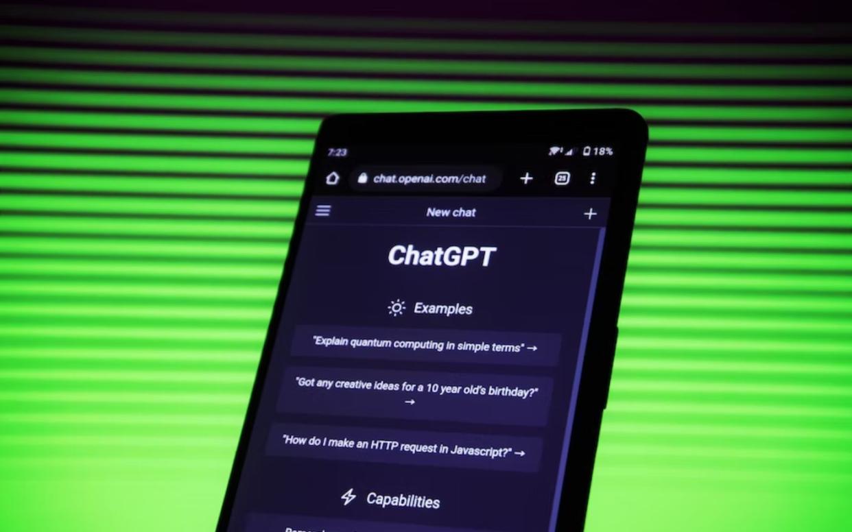 mobile device with Chat GPT platform on the main screen - What Chat GPT means for travel