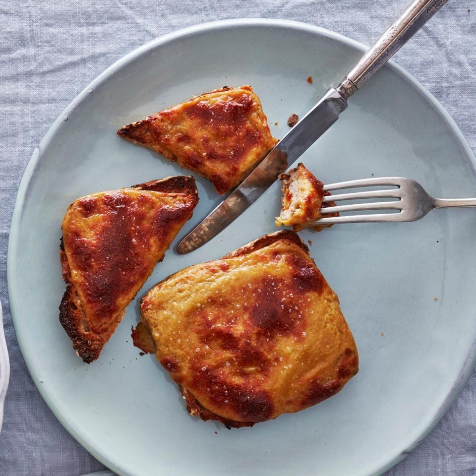 Welsh rarebit potatoes