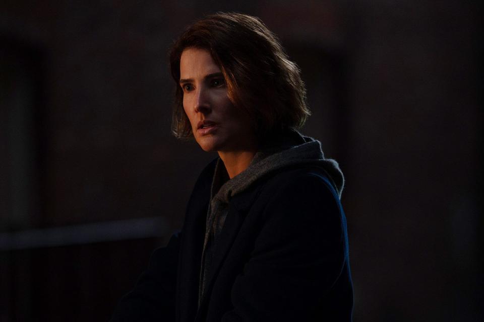 <p>Des Willie Â© 2023 MARVEL</p> Cobie Smulders as Maria Hill in Marvel Studios