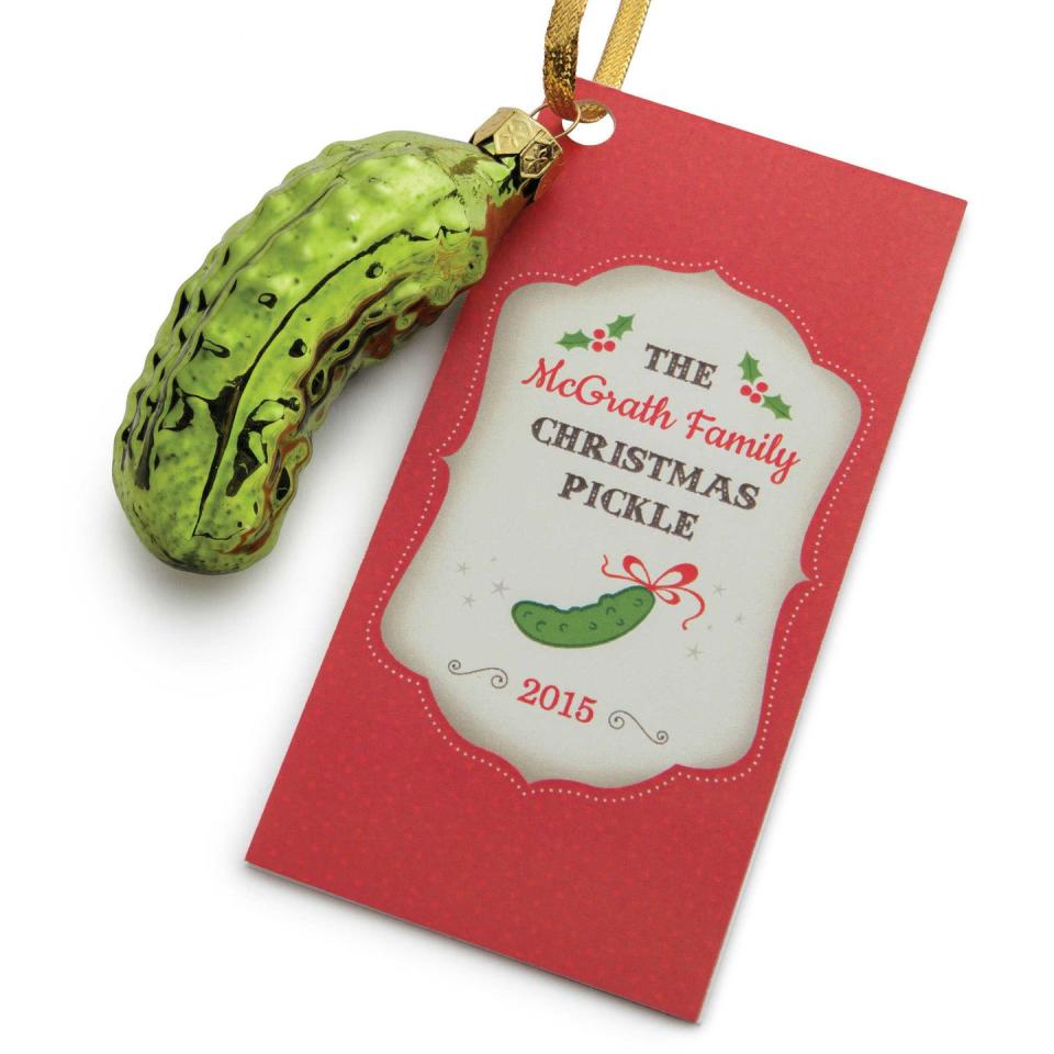 5) Family Pickle Ornament