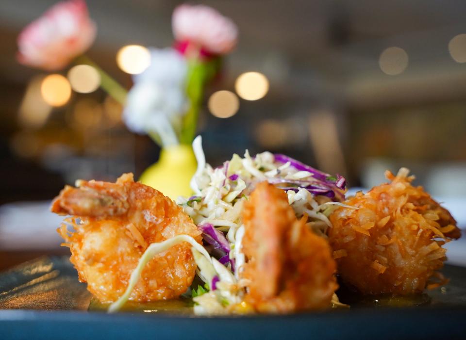 Coconut shrimp at Tommy Bahama Restaurant & Bar