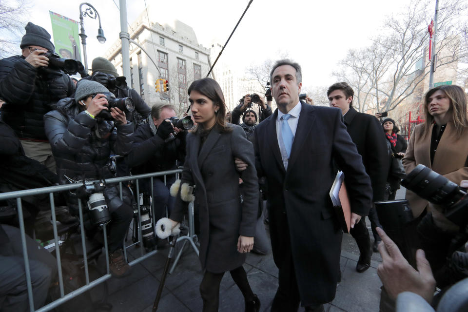 Michael Cohen, President Donald Trump's former attorney, arrives for his sentencing in the Manhattan borough of New York City, Dec. 12, 2018.&nbsp; (Photo: Brendan McDermid / Reuters)