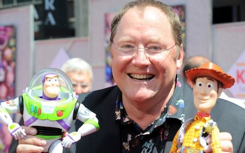 John Lasseter at the premiere of Toy Story 3 - Credit: Katy Winn/AP