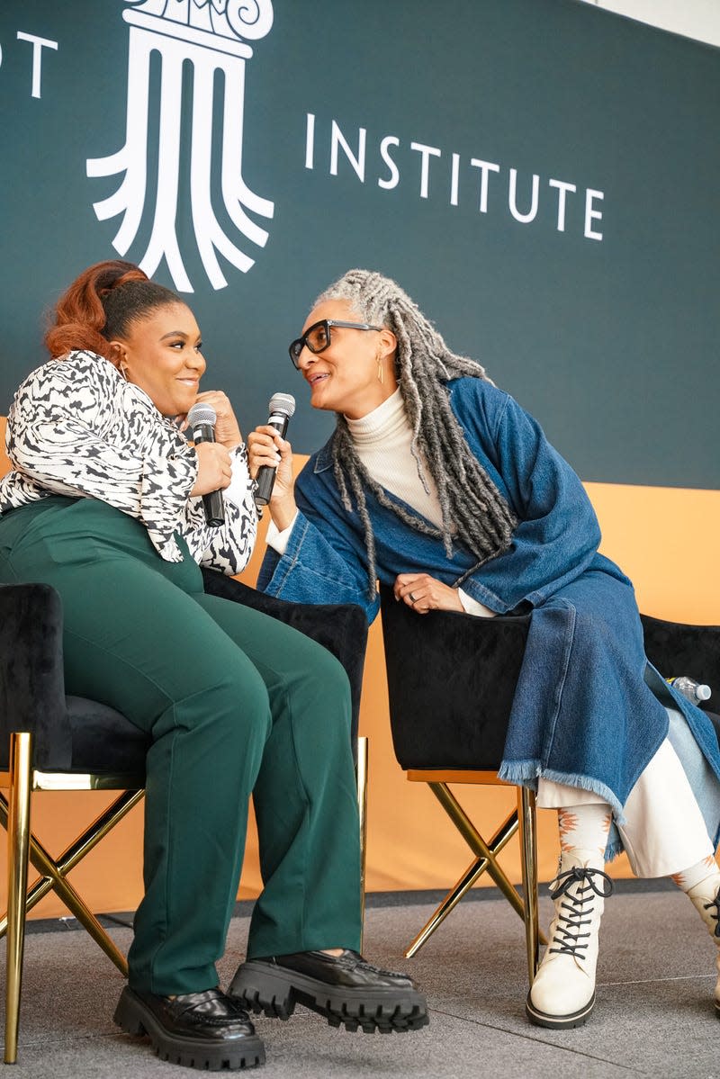 Root’s Amira Castilla speaks with the gifted  Carla Hall, TV personality, chef and author 