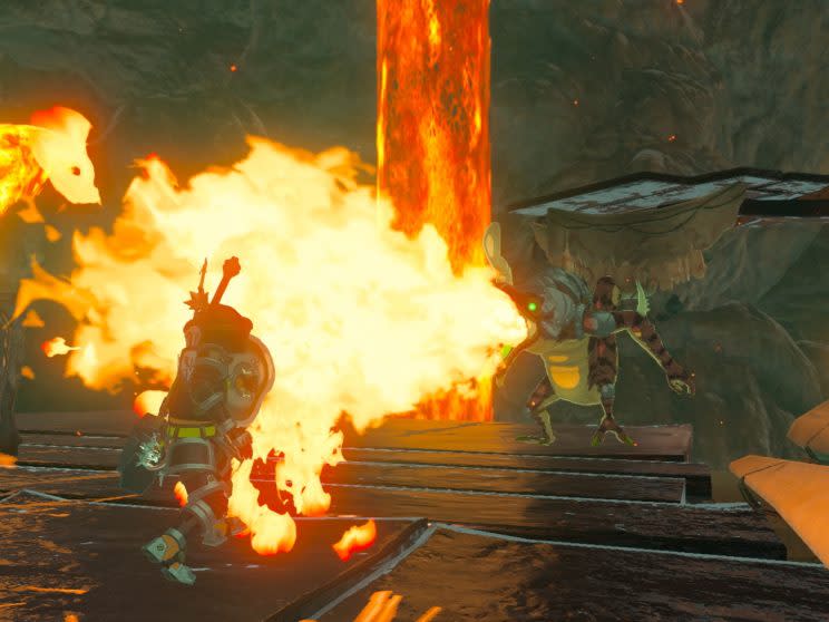 Breath of the wild getting hot.