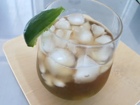 Fig infused cocktail 