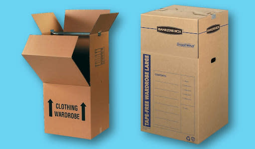 Wardrobe moving boxes 