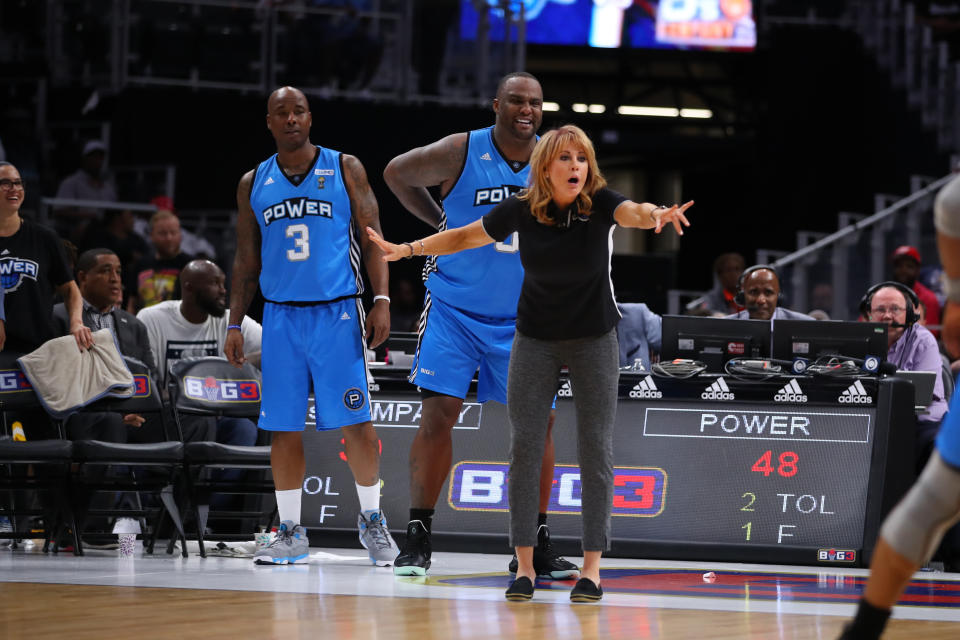 After the Power's season opener in the BIG3 league on Saturday, several players praised coach Nancy Lieberman — and even compared her to multiple NBA coaching legends.