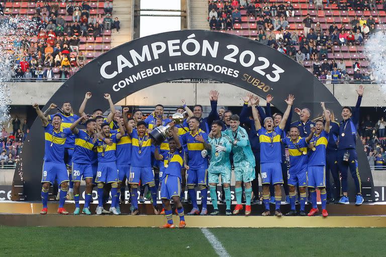 Los pibes de Boca levantan la primera Copa Libertadores Sub 20 de la historia del club