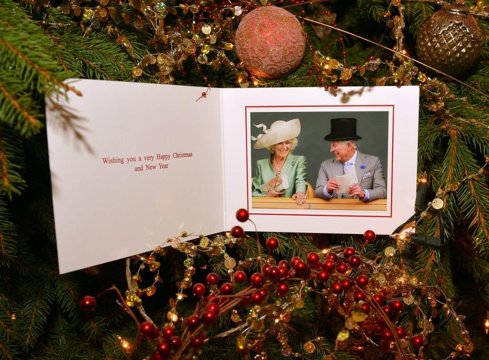 16) Prince Charles and the Duchess of Cornwall's Christmas card, 2013