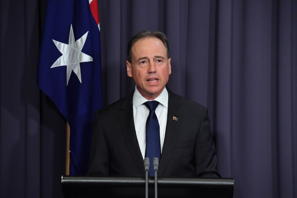 Minister for Health Greg Hunt says there are no guarantees as the world waits for more Omicron data. Source: Getty 