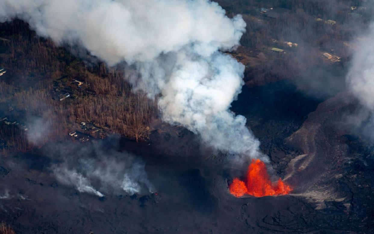 Kilauea hiking trail