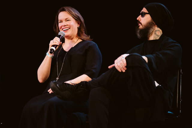 Lorri Davis and Damien Echols