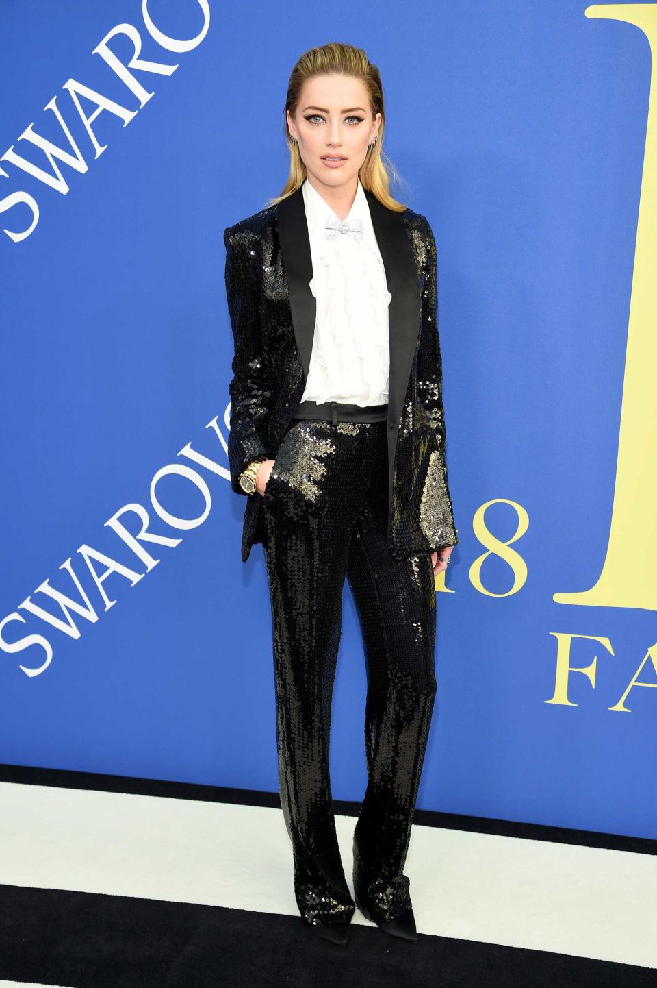 Amber Heard in Michael Kors Collectiona