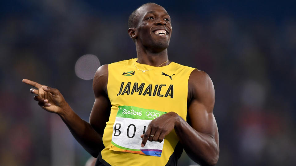 RIO DE JANEIRO, BRAZIL – AUGUST 17: Usain Bolt of Jamaica reacts after competing in the Men’s 200m Semifinals on Day 12 of the Rio 2016 Olympic Games at the Olympic Stadium on August 17, 2016 in Rio de Janeiro, Brazil. (Photo by Shaun Botterill/Getty Images)