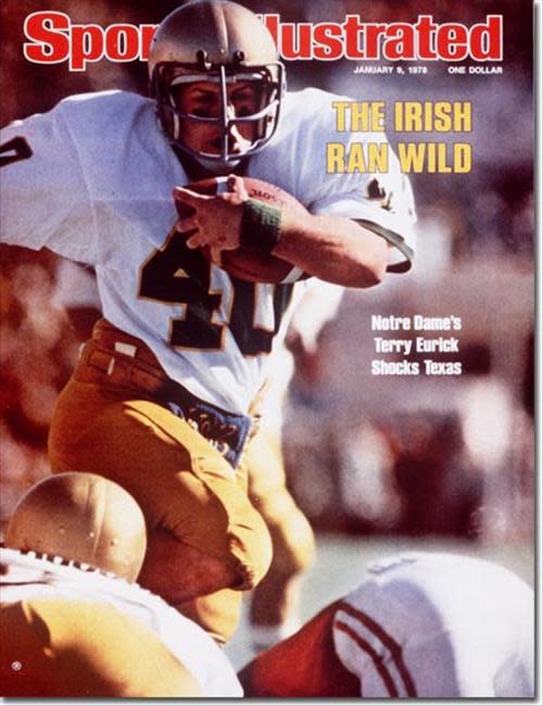 Notre Dame shocks Texas in Cotton Bowl (Terry Eurick, RB),