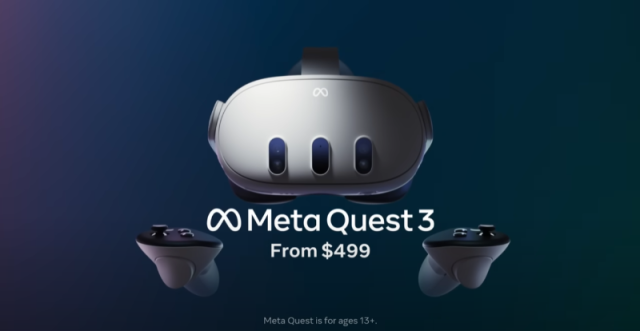 Meta搶在蘋果前推MR頭盔Quest 3 股價飆1年半高
