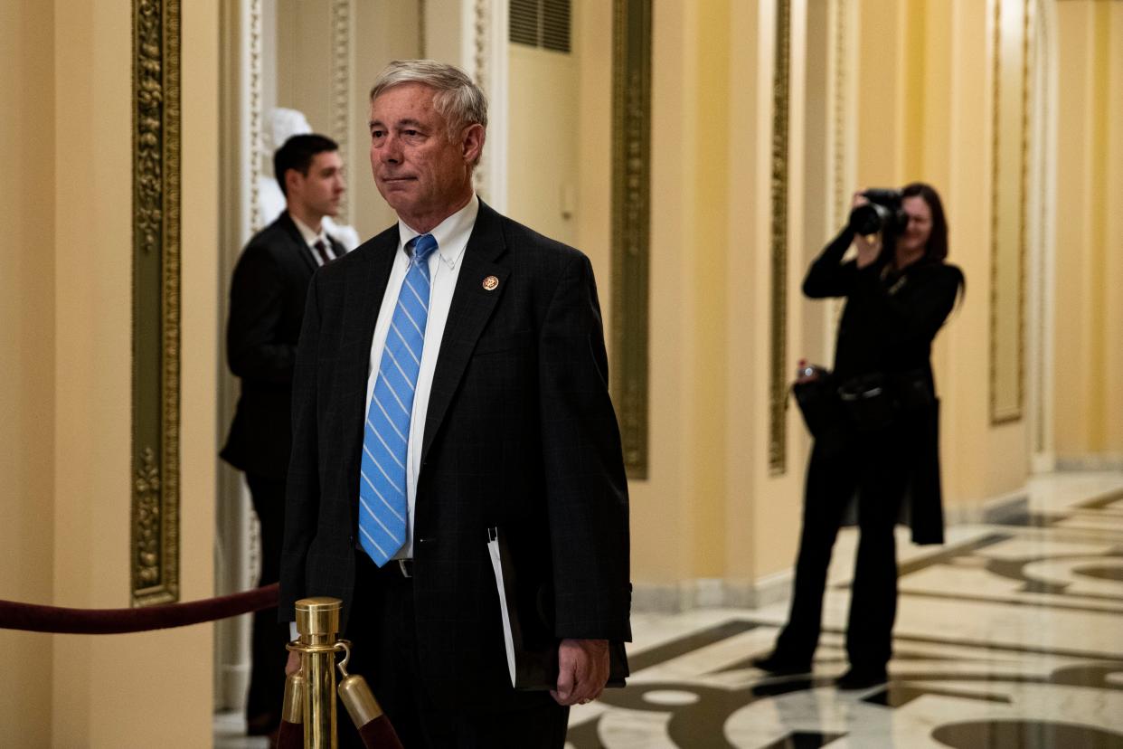 <p>File: Republican Fred Upton on Sunday lashed out at his GOP colleagues for trying to downplay the 6 January Capitol insurrection</p> (Getty Images)