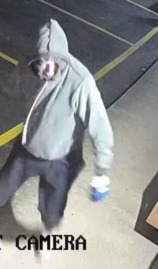 Police are looking for suspect seen on camera to be allegedly breaking into the White Dragon Comics store in Peddler's Village in Tannersville.