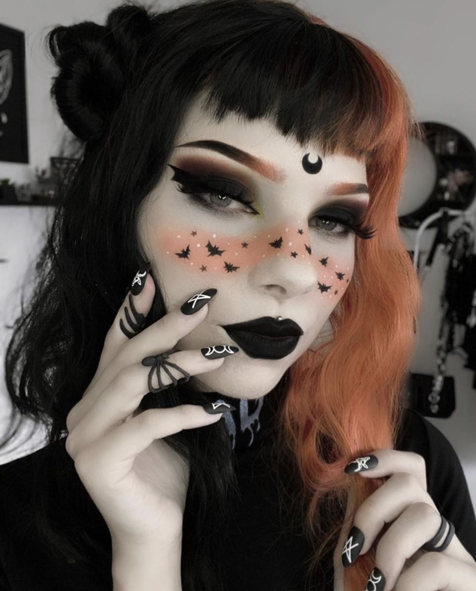 Black and Orange Witch