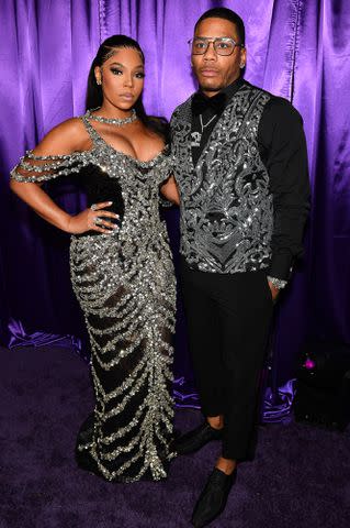 <p> Paras Griffin/Getty Images</p> Nelly and Ashanti