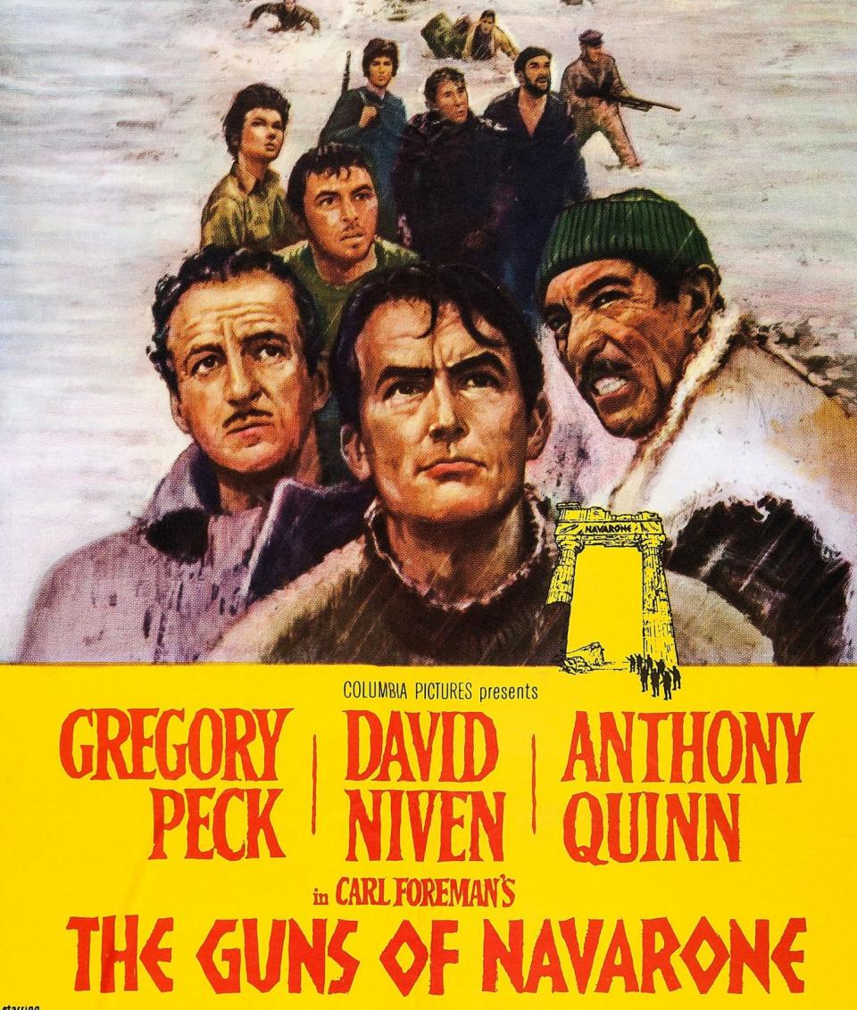 A theatrical poster for The Guns of Navarone, 1961 - LMPC Getty