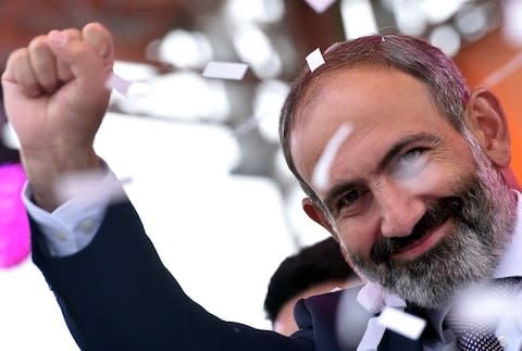 Nikol Pashinyan - Credit: SERGEI GAPON /AFP