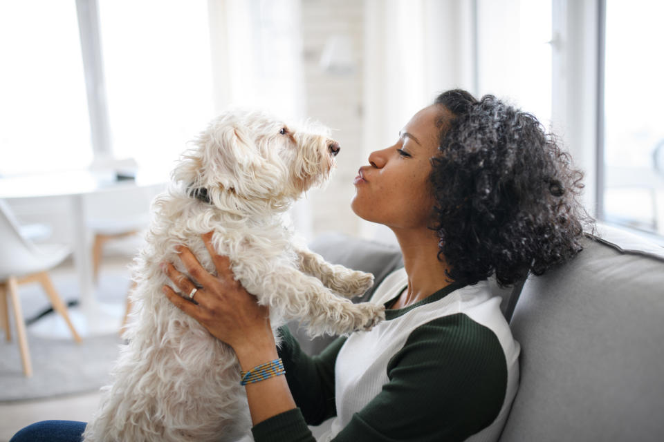 Get all the dog moms out there a special gift to remind them of their bond with their four-legged children.  (Source: iStock)
