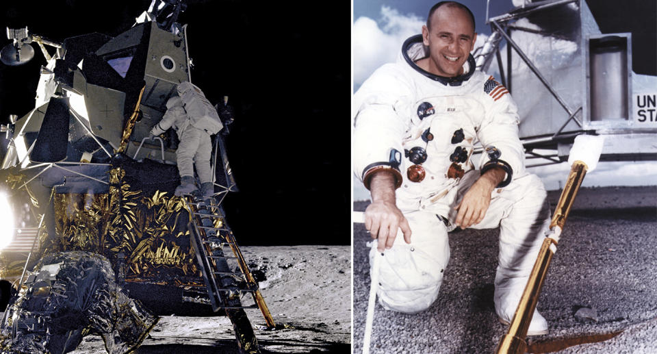 Alan Bean was the fourth man to walk on the moon. Source: Getty