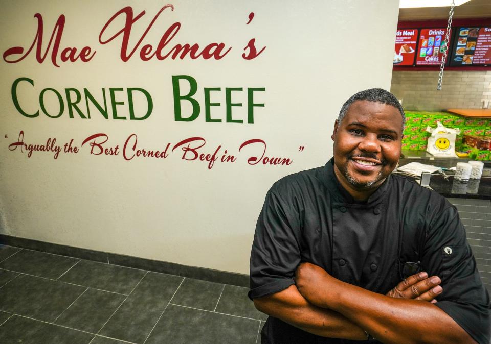 Tyron Smith, owner of Mae Velma's Corned Beef, pictured Tuesday, June 28, 2022, at 7276 N. Teutonia Ave., Milwaukee. "I'm hoping that this will be just as profitable and as popular," he said. "I hope to bring something to this area that has never been here before."