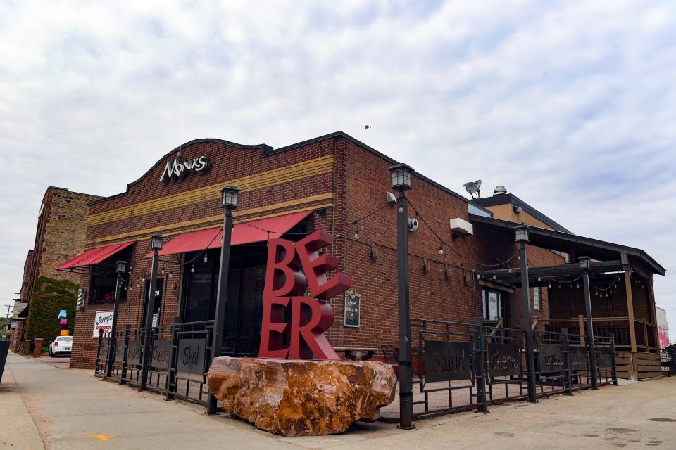 The patio at Monk's House of Ale Repute is dog-friendly.