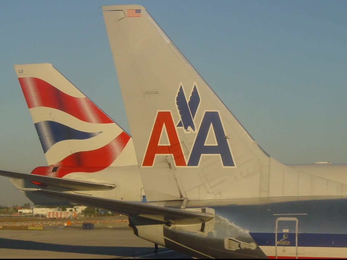 Cross purposes: British Airways and American Airlines aircraft at Miami airport in Florida before the coronavirus pandemic  (Simon Calder)