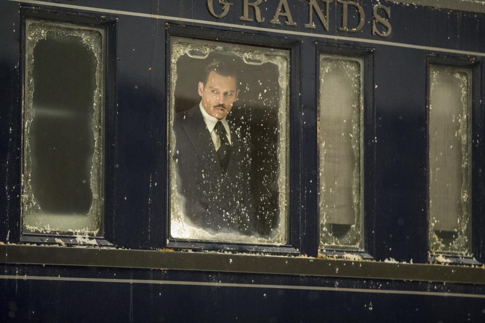 Johnny Depp in a scene from the 2017 movie "Murder on the Orient Express." The stage version of Agatha Christie's classic murder mystery comes to Broadway Palm later this year.
