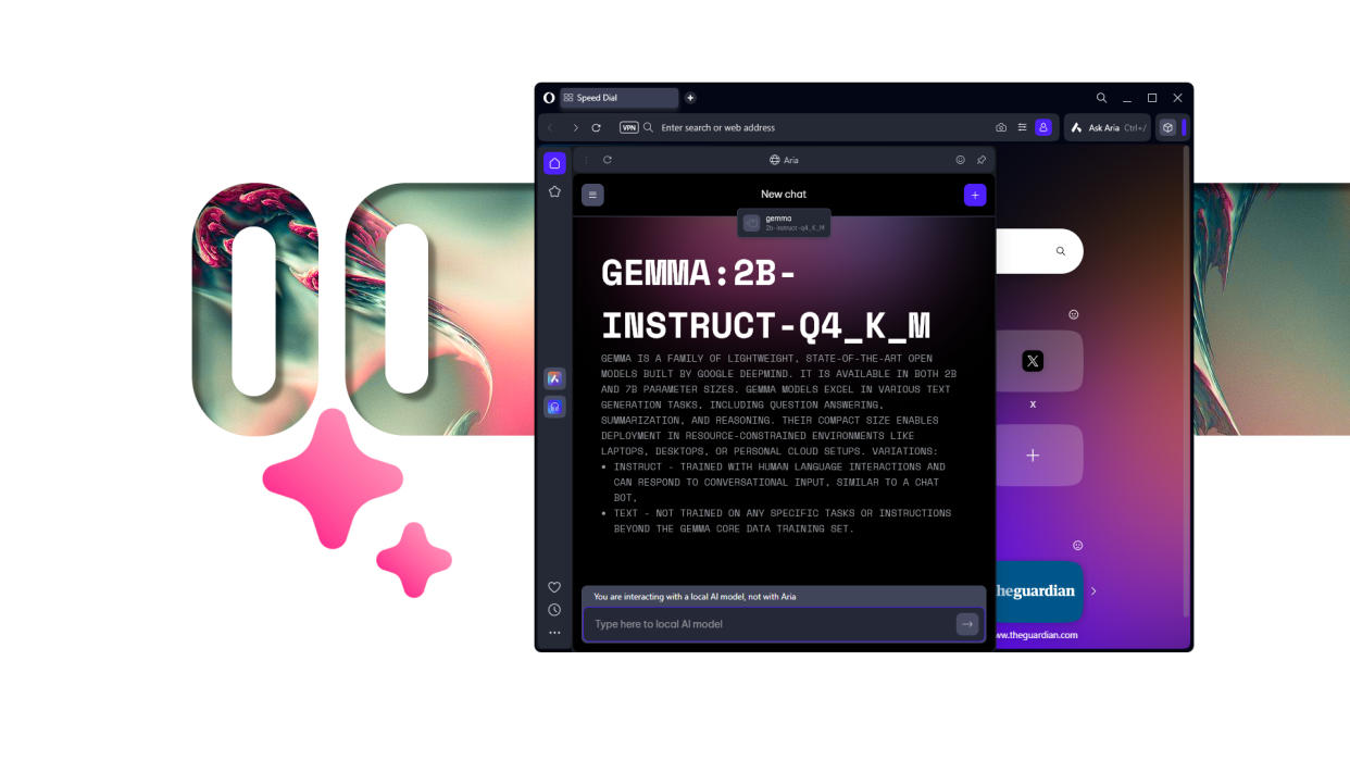  Opera One browser adds local LLM features. 