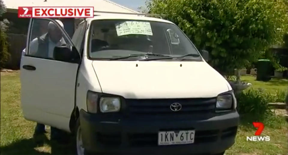 Thieves who copied Tony Mitchell’s number plates and fitted them to their van have been covering a lot of ground at his expense, racking up fines. Source: 7 News