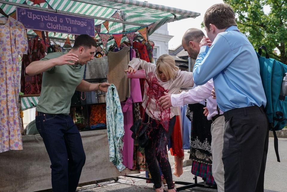 barney mitchell, teddy mitchell and sharon watts in eastenders