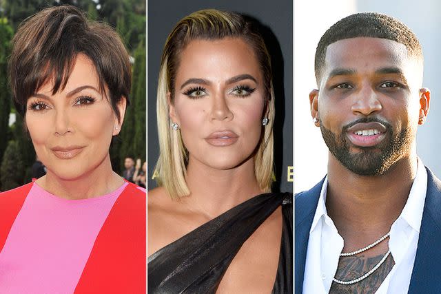 getty(3) Kris Jenner, Khloe Kardashian, Tristan Thompson